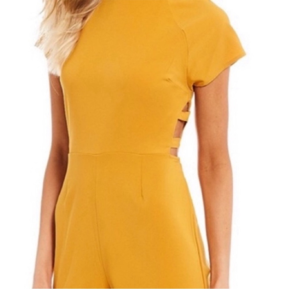 GB Yellow Cutout Jumpsuit
